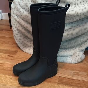 UGG Classic Black Tall Rain Boots
